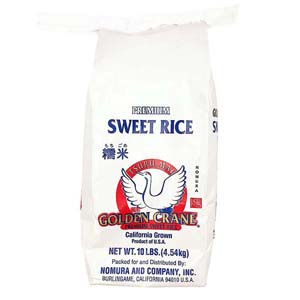 **PK** (Golden Crane) Sweet Rice -10LB