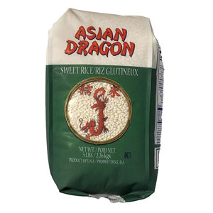 PK AsianDragon- Sweet Rice 5LB Small