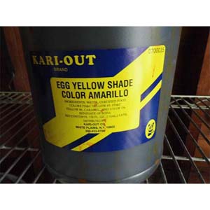 (KariOut) Egg Yellow Shade/Food Color -(12X1QT)