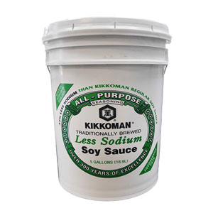 *5GL*- Lite Green (Kikkoman) Less Sodium Soy Sauce