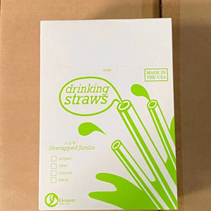 ( Green Case ) Jumbo*Unwrap* Straw (24Box/CS)