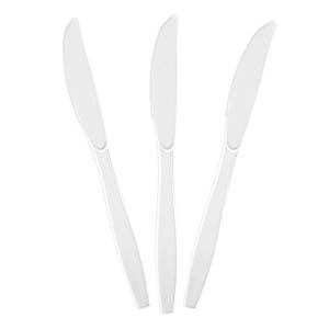 Plastic White Knives -700PC