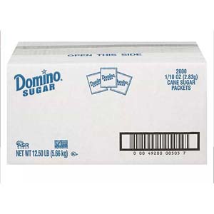(Domino Sugar) Cane Sugar Packets -2000ct