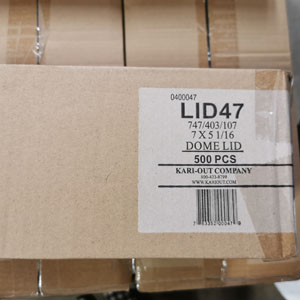 ( LID47 ) Dome Lid 7x5 (For 747/403/107)
