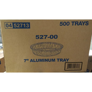 (KariOut 527-00) 7" Aluminum Round Tray