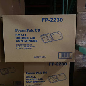 FP2230- Small 3 Comp CTN 8.2x7.3x2.3
