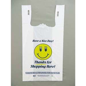 1/6BBL HappyFace-Plastic Bag11.5X6.5X21