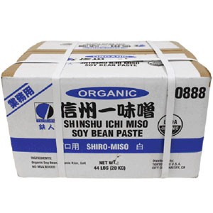 Soy Bean Miso Paste (SHIRO-30888)-44Lb *ORGANIC*