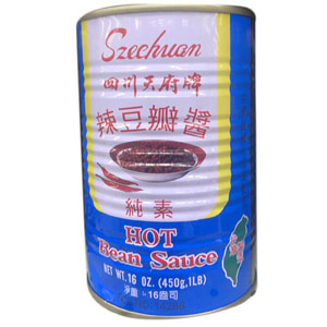 **CN** (Szechuan) Hot Bean Sauce -16oz **Blue**