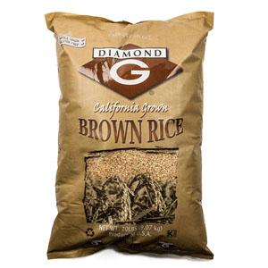 Brown Rice 20LB Diamond-
