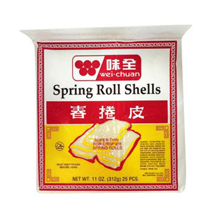 (W.C-71002) Spring Roll Shells 7.75'X7.75"